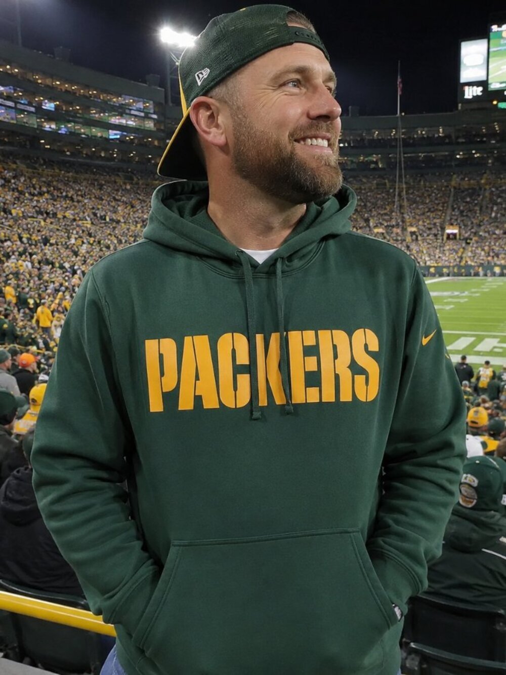 Nike Green Bay Packers Hoodie (SMALL)